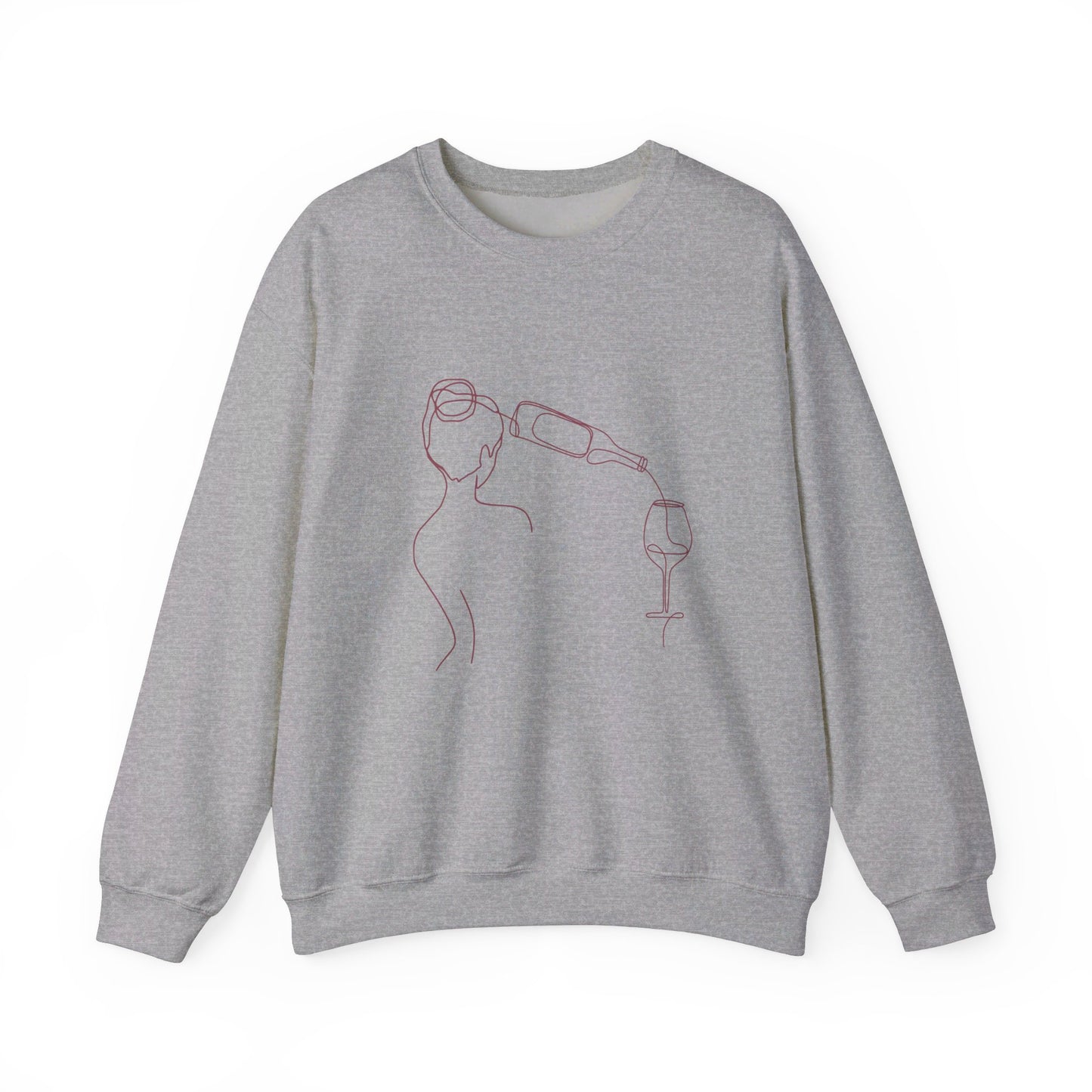 Of Woman and Wine - Unisex Heavy Blend™ Crewneck Sweatshirt