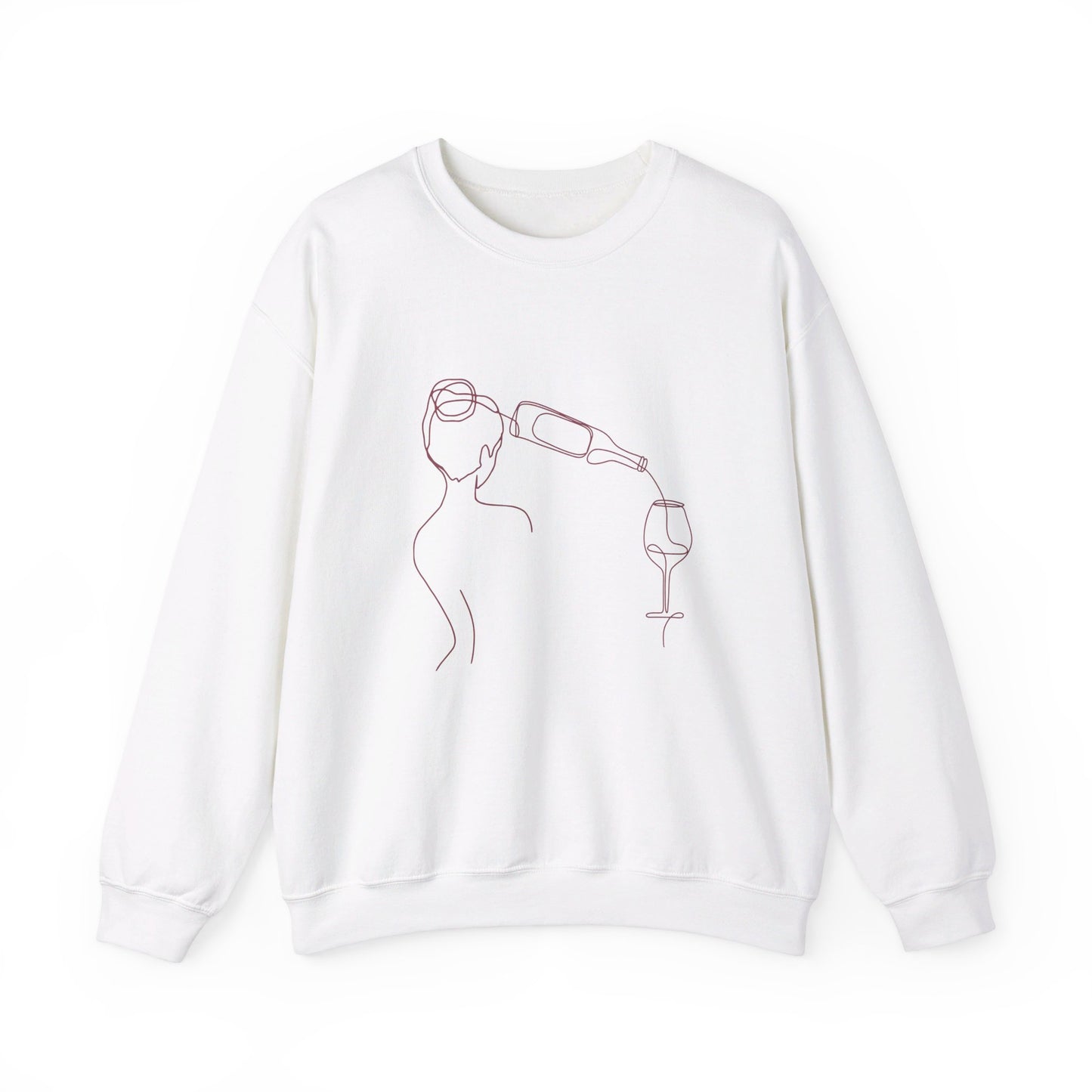 Of Woman and Wine - Unisex Heavy Blend™ Crewneck Sweatshirt