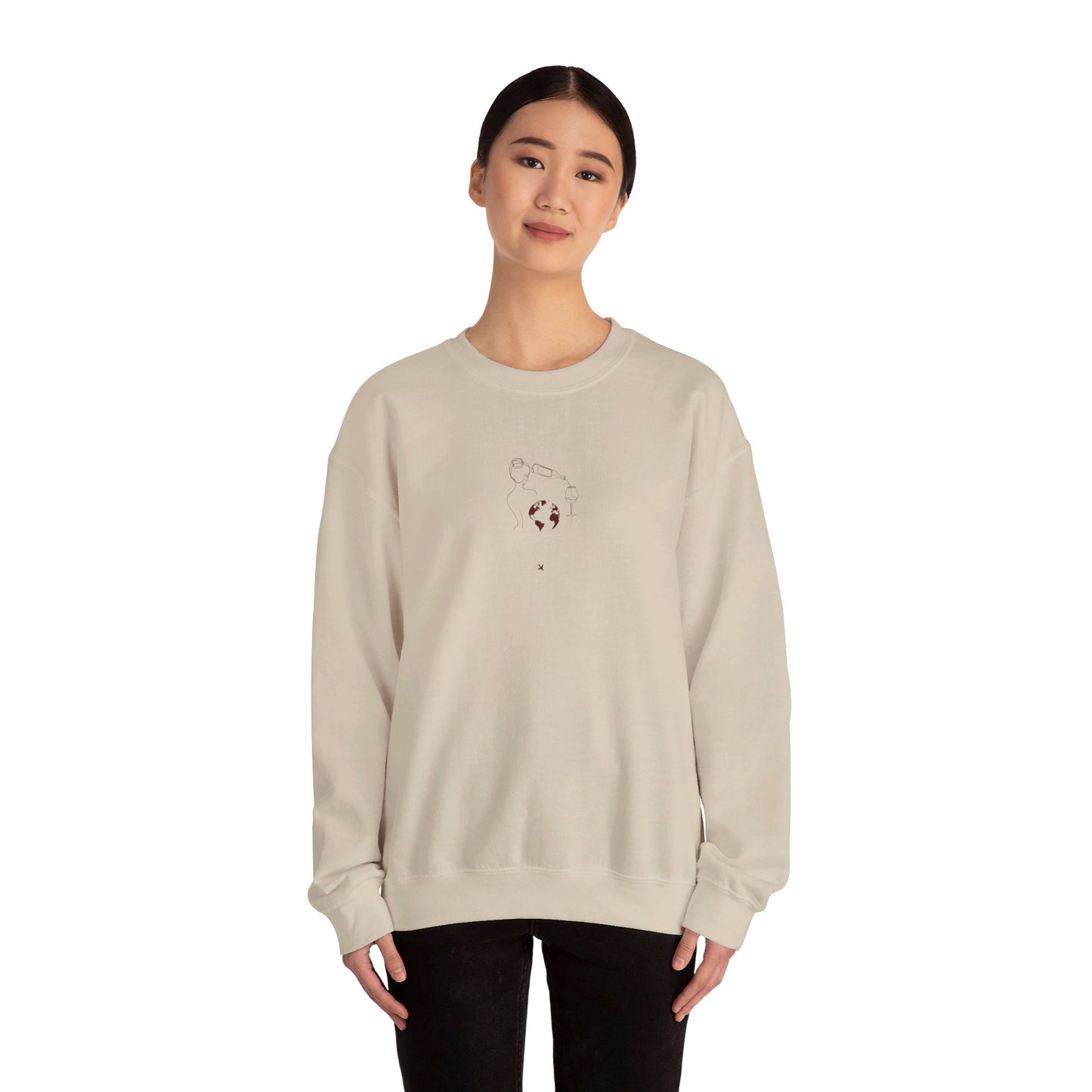 Vin Around the World - Unisex Heavy Blend™ Crewneck Sweatshirt