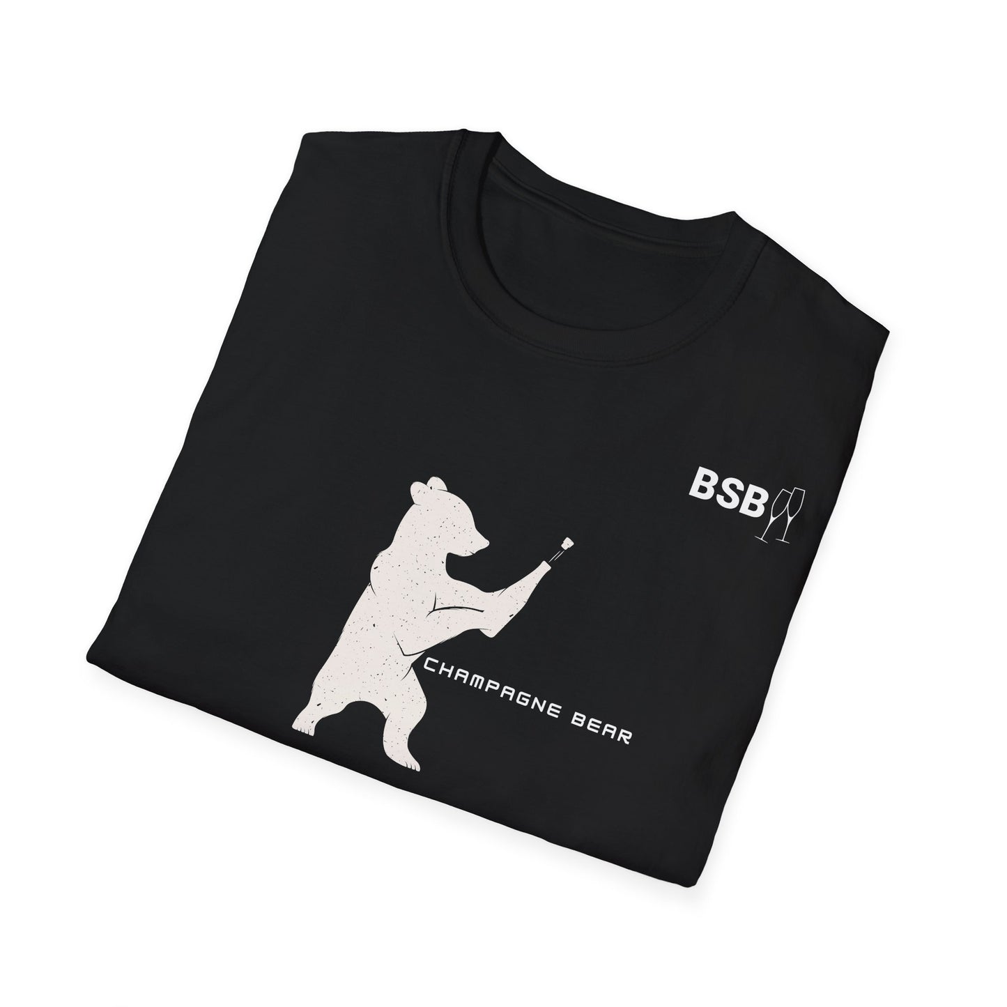 BSB Champagne Bear - Unisex Softstyle T-Shirt