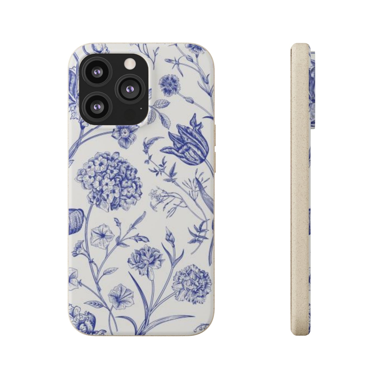 French Toile - Biodegradable Cases