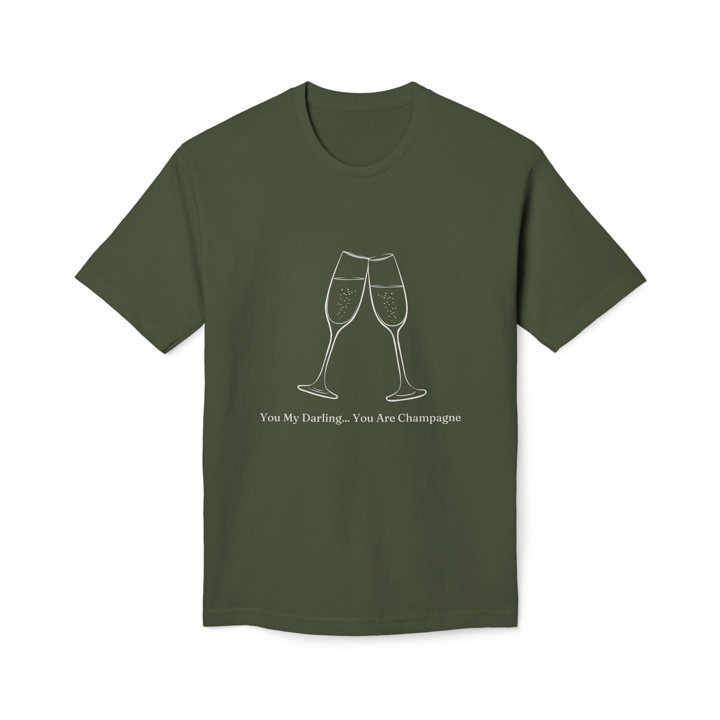 Champagne Darling - Unisex Midweight T-shirt, Made in US