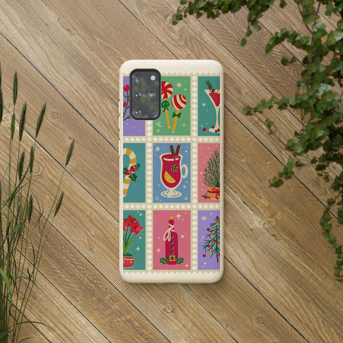 Holiday Charm- Biodegradable Cases