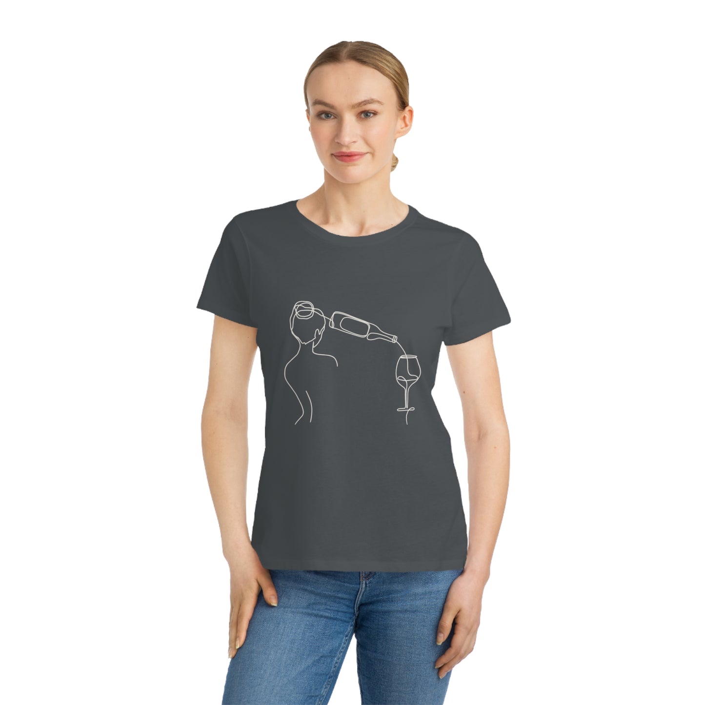 Of Woman and Wine - Organic Women's Classic T-Shirt