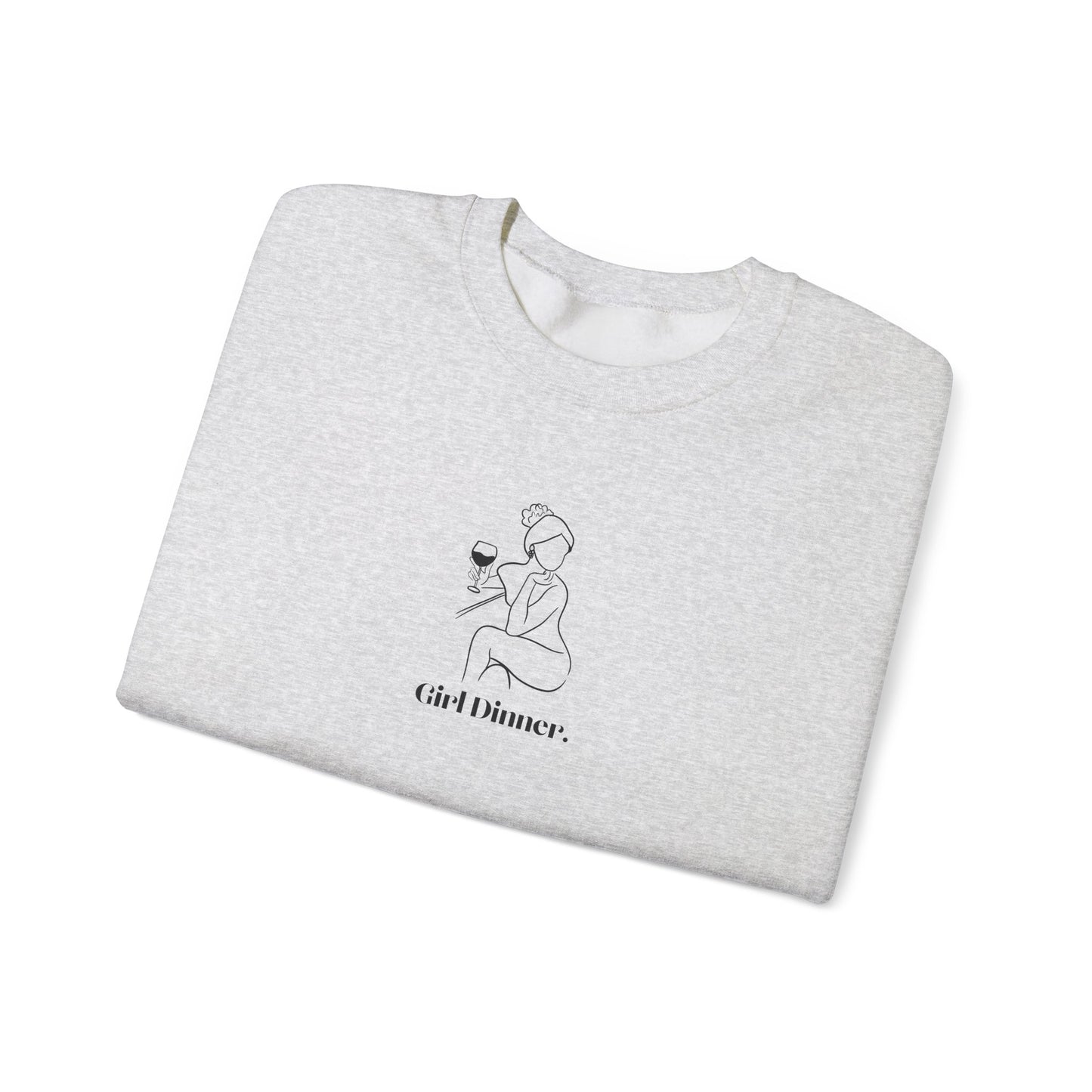 Girl Dinner - Unisex Heavy Blend™ Crewneck Sweatshirt