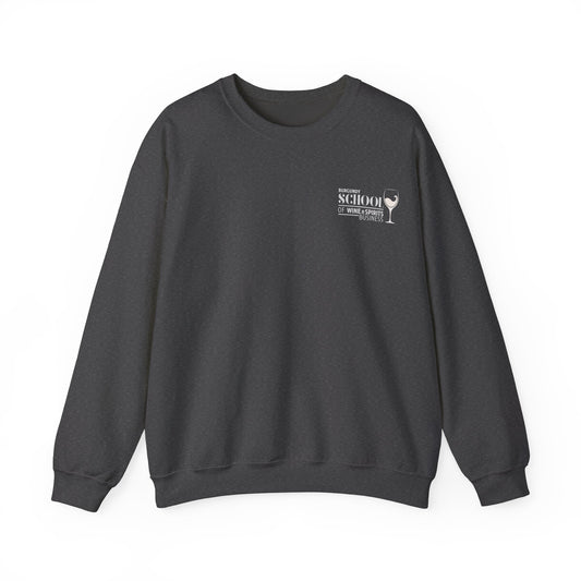 BSB Wine Around the World - Logo Unisex Heavy Blend™ Crewneck Sweatshirt