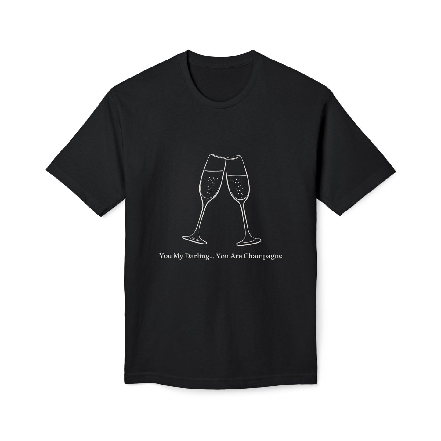 Champagne Darling - Unisex Midweight T-shirt, Made in US