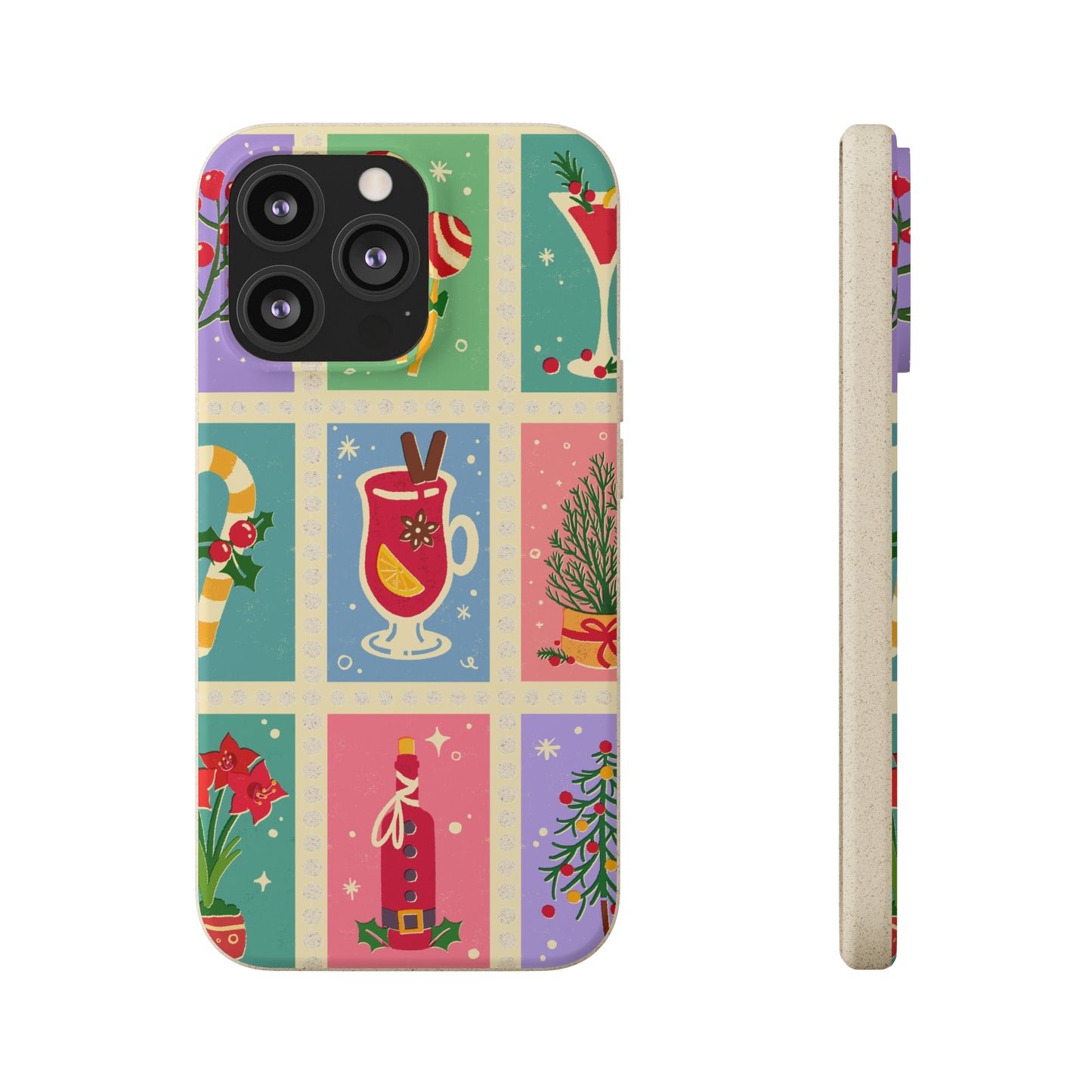 Holiday Charm- Biodegradable Cases