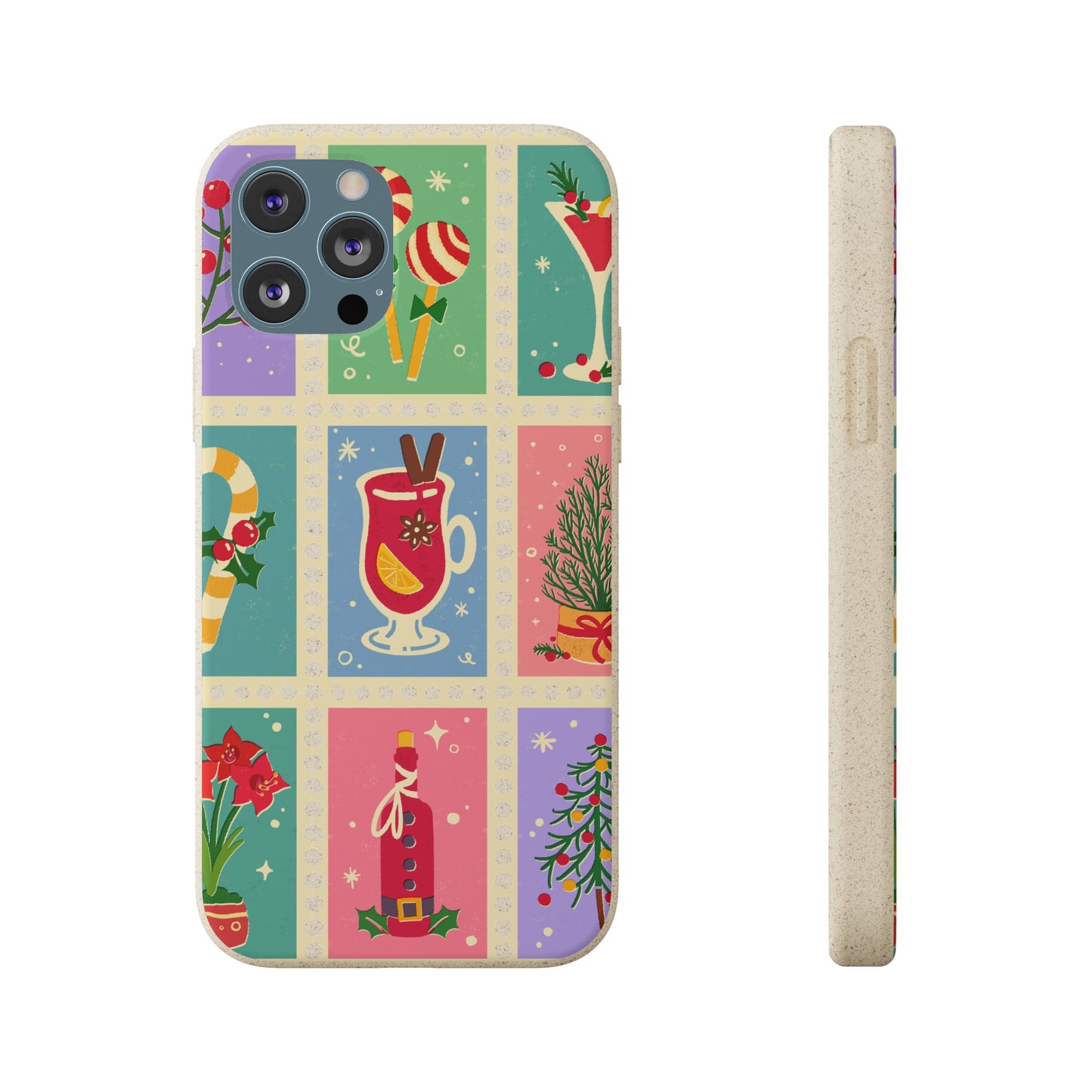 Holiday Charm- Biodegradable Cases