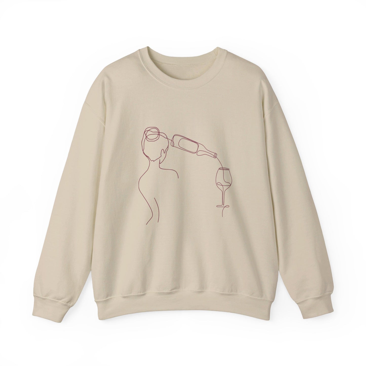 Of Woman and Wine - Unisex Heavy Blend™ Crewneck Sweatshirt