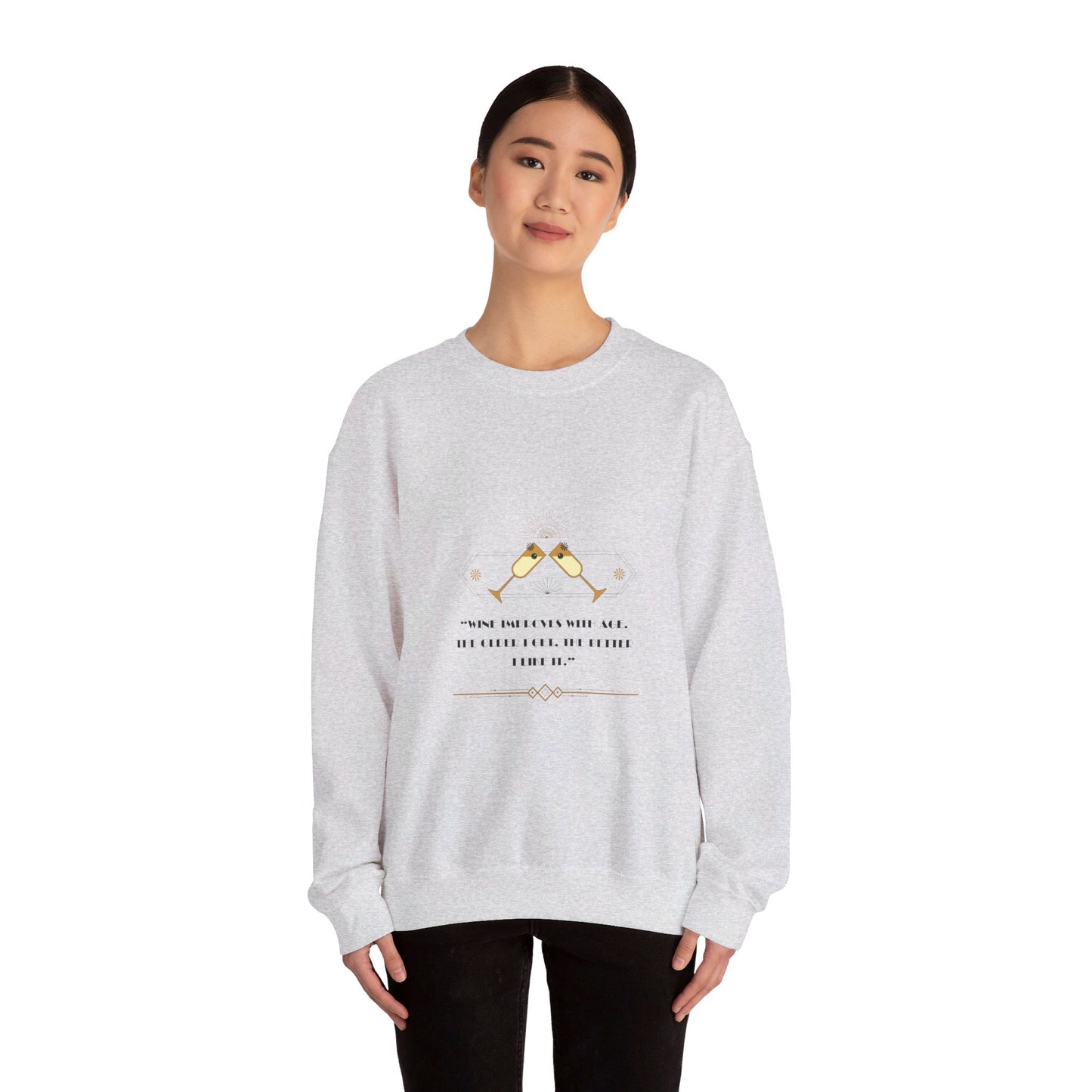 Improves with Age - Unisex Heavy Blend™ Crewneck Sweatshirt