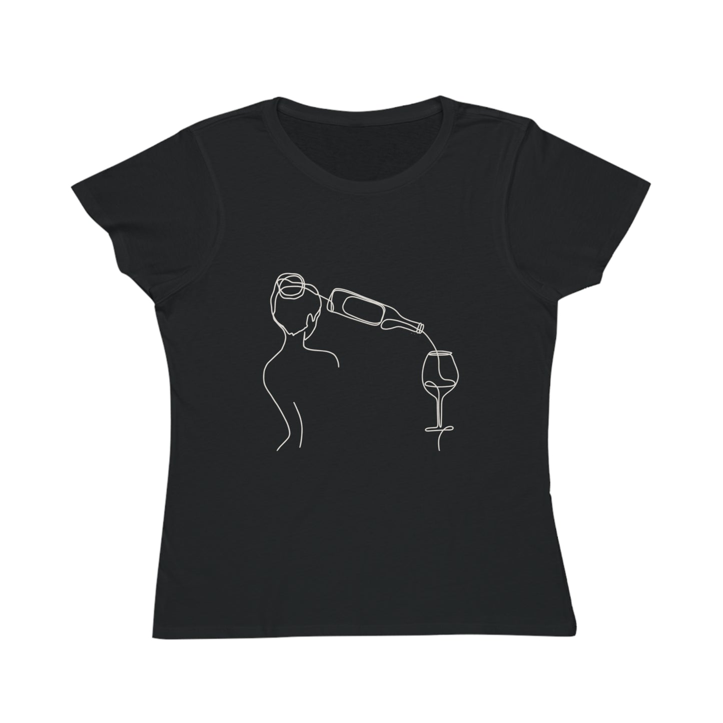 Of Woman and Wine - Organic Women's Classic T-Shirt