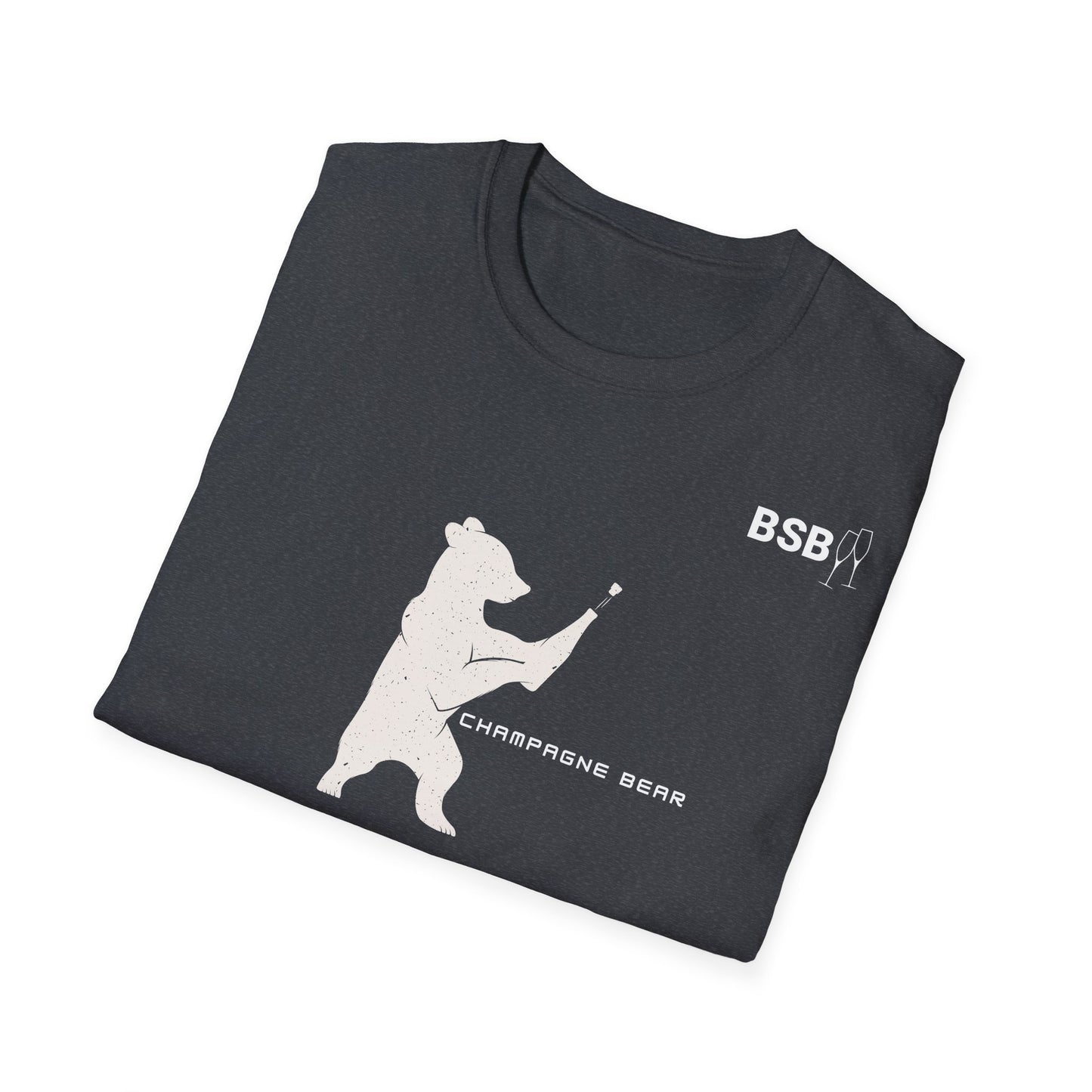 BSB Champagne Bear - Unisex Softstyle T-Shirt