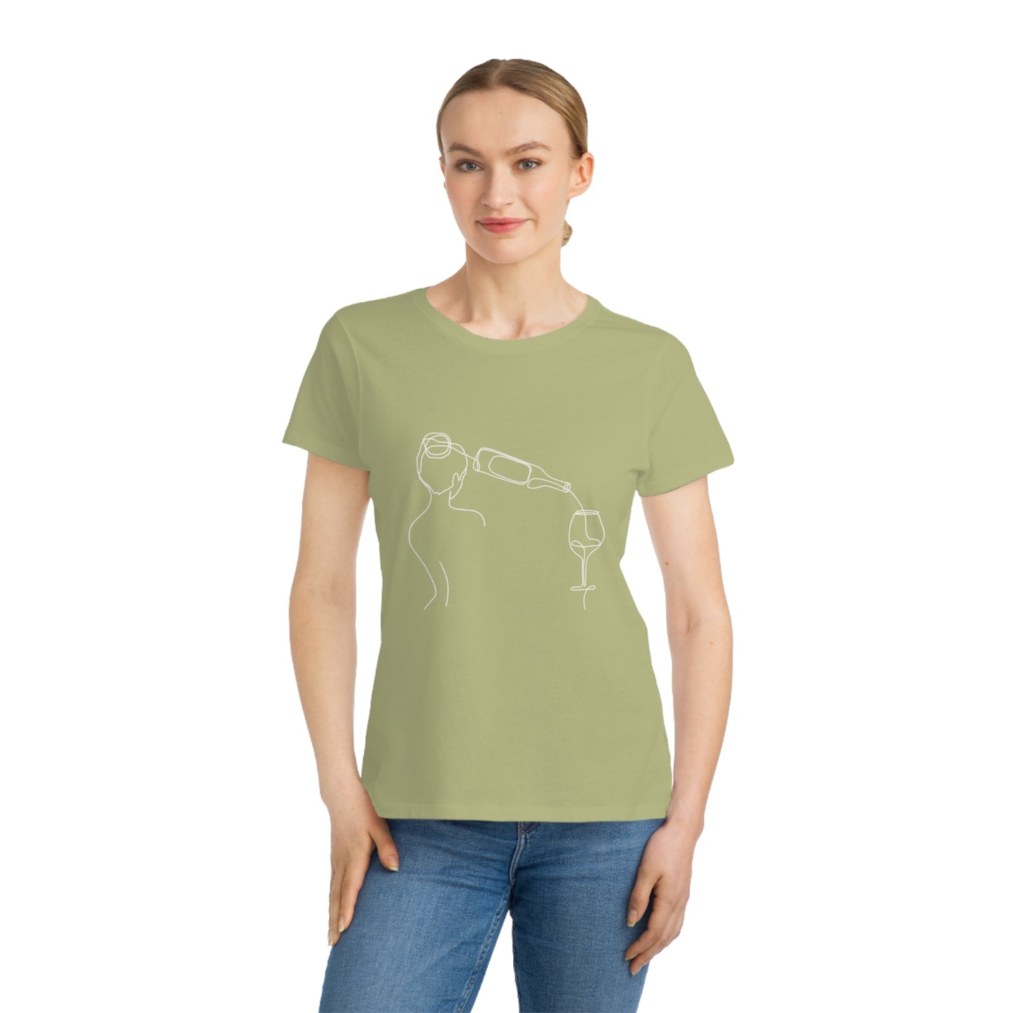 Of Woman and Wine - Organic Women's Classic T-Shirt