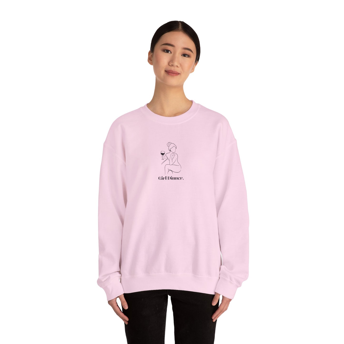 Girl Dinner - Unisex Heavy Blend™ Crewneck Sweatshirt