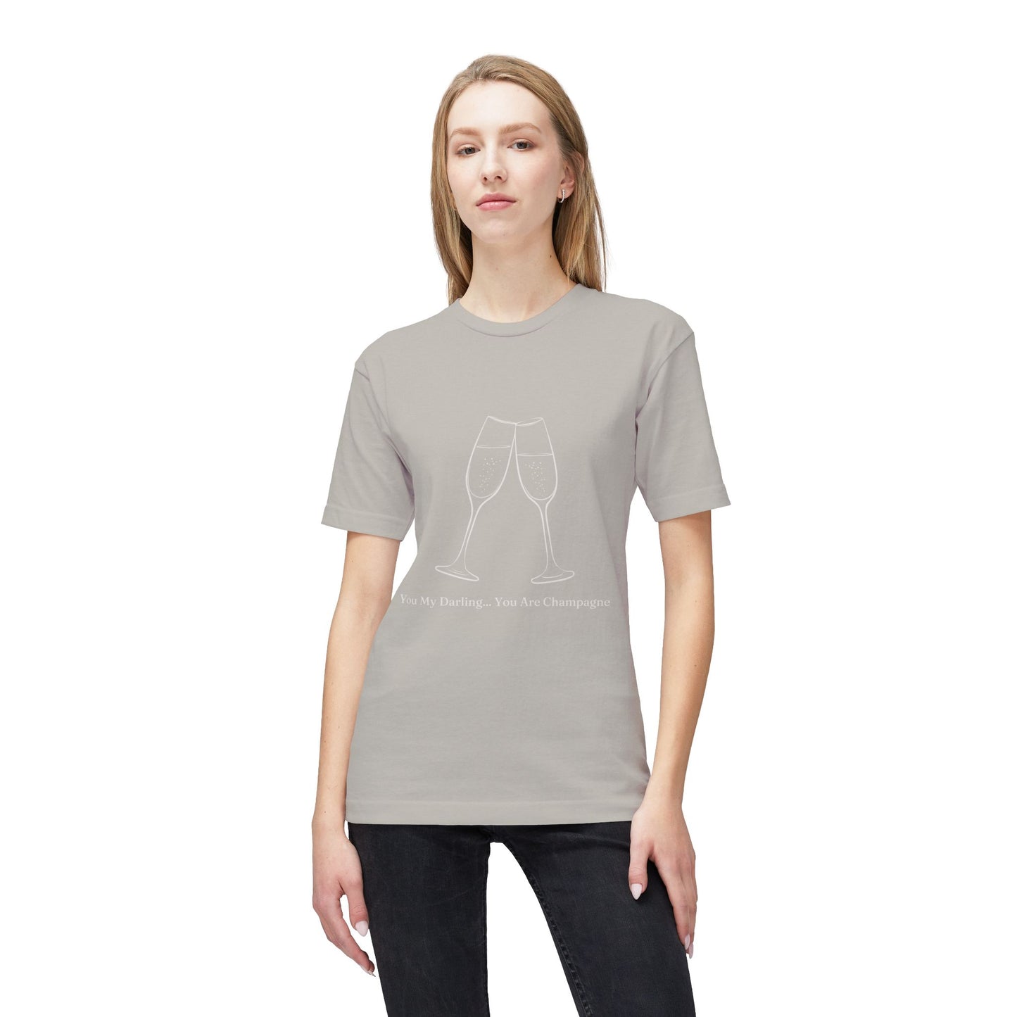 Champagne Darling - Unisex Midweight T-shirt, Made in US