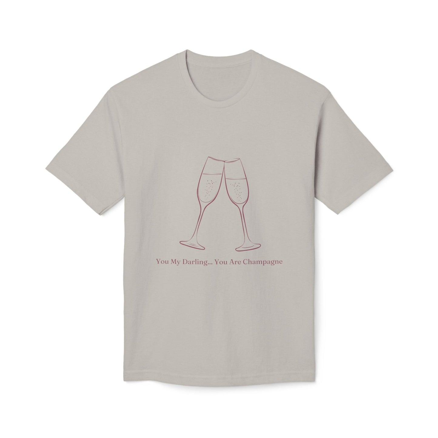 Champagne Darling - Unisex Midweight T-shirt, Made in US