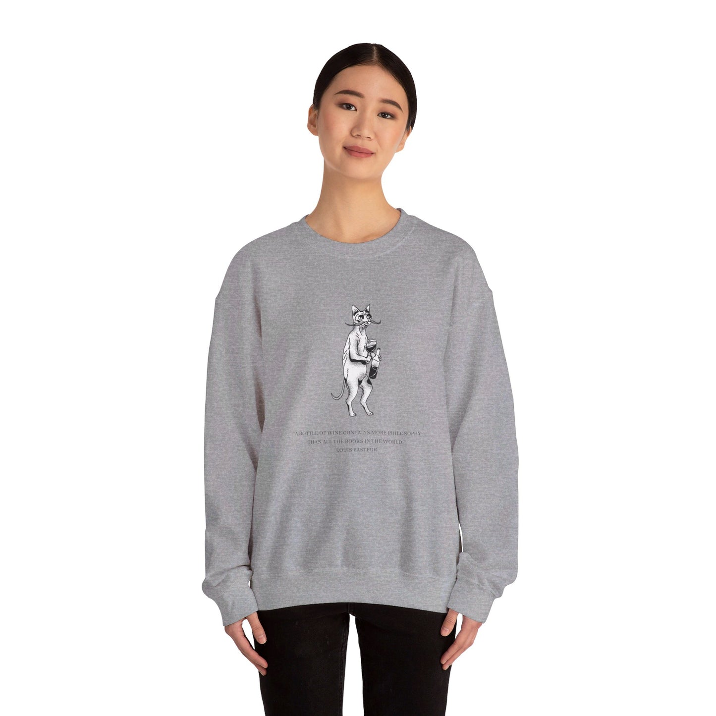 Wine Philosophy - Unisex Heavy Blend™ Crewneck Sweatshirt