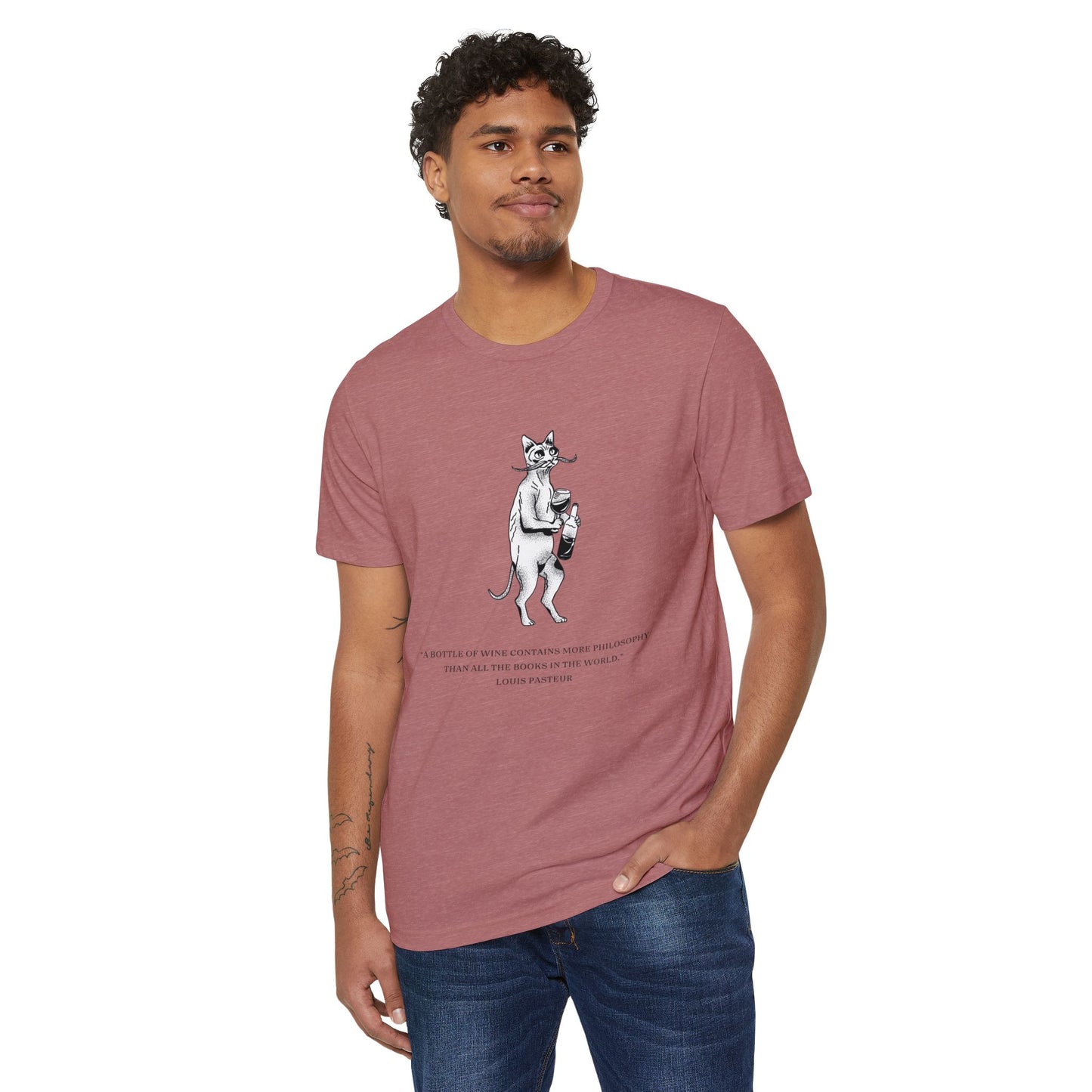 Wine Philosophy - Unisex Recycled Organic T-Shirt