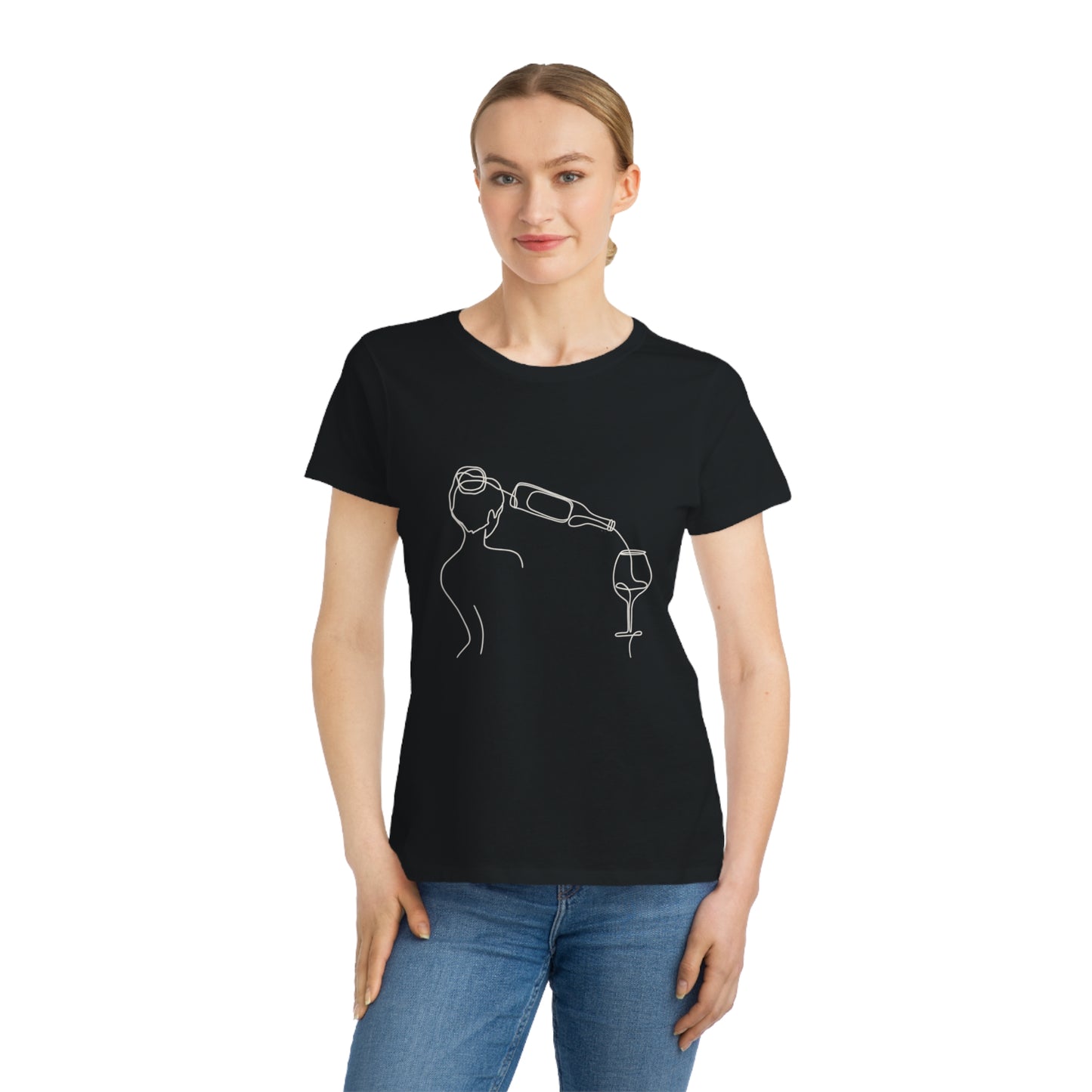 Of Woman and Wine - Organic Women's Classic T-Shirt