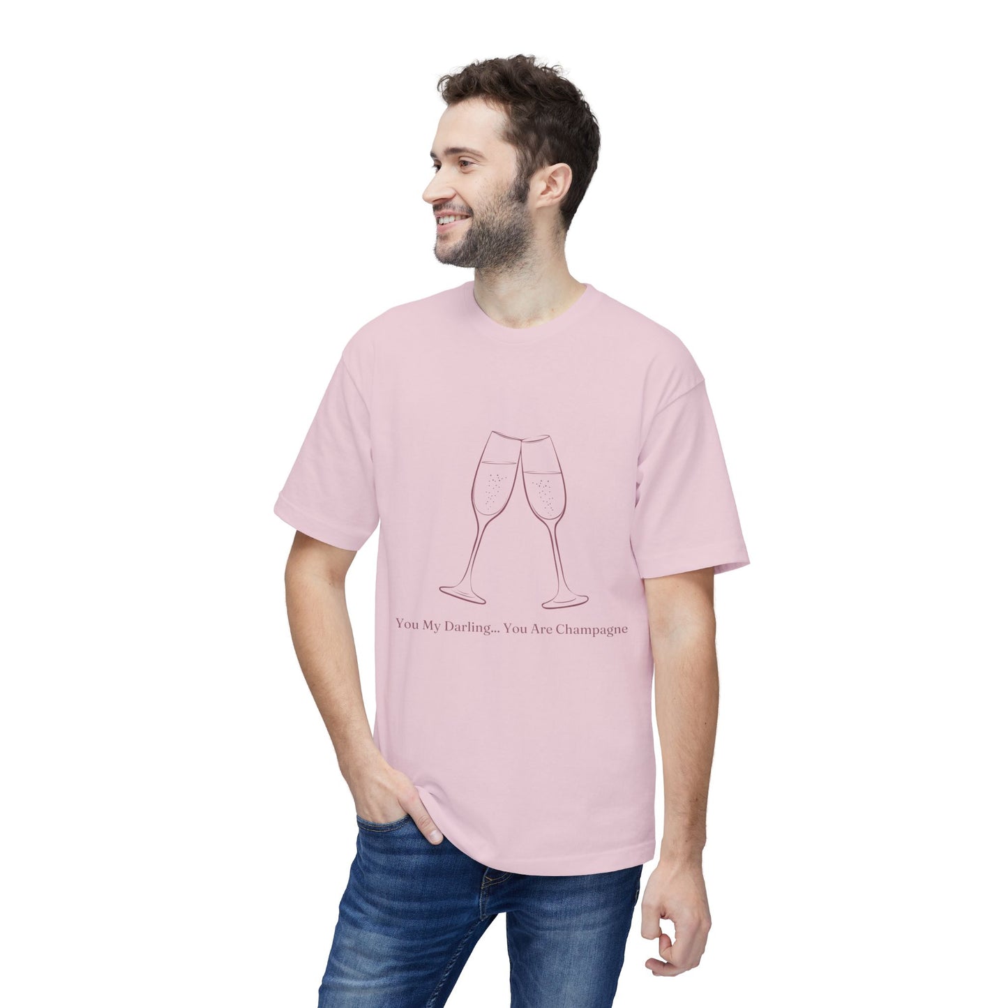 Champagne Darling - Unisex Midweight T-shirt, Made in US