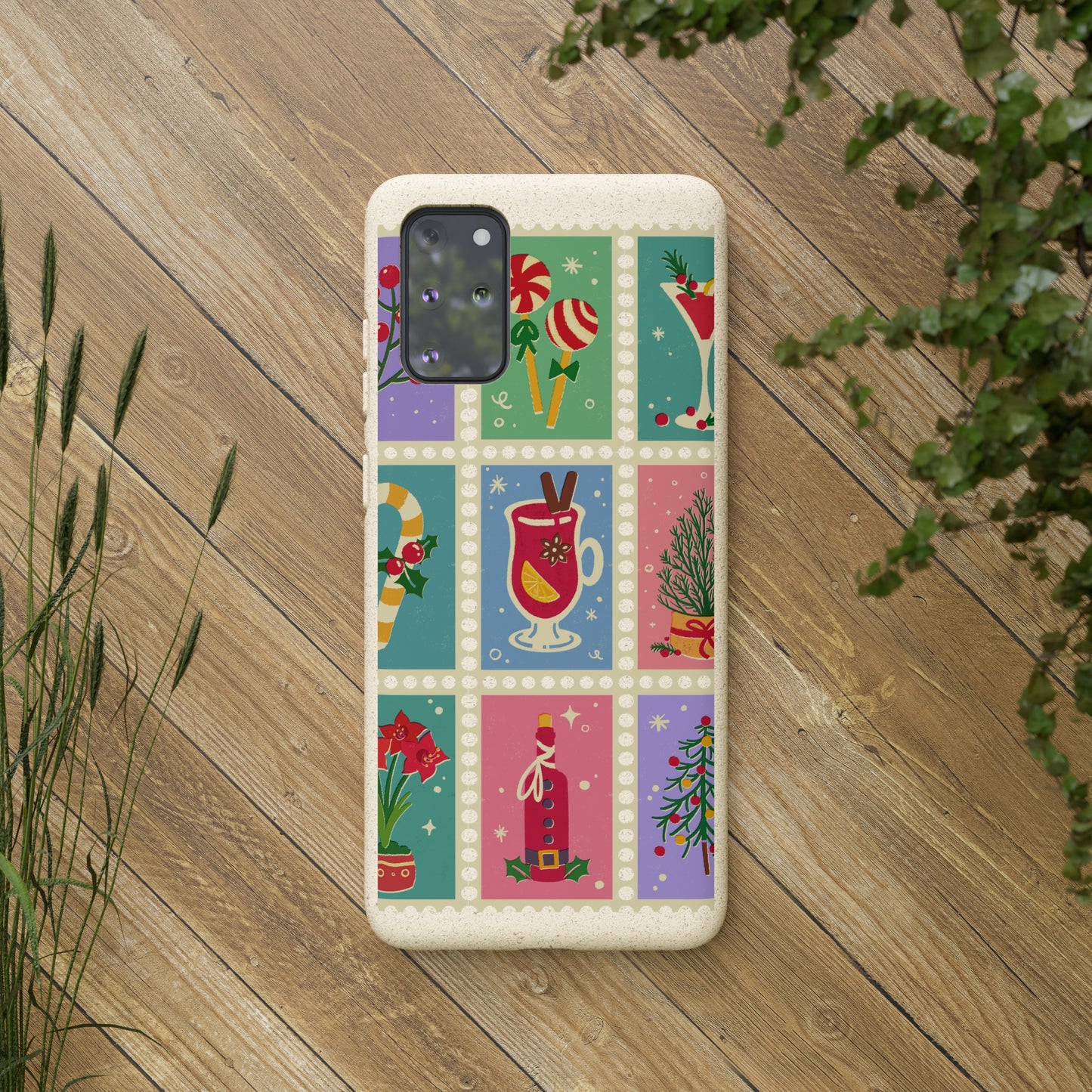 Holiday Charm- Biodegradable Cases