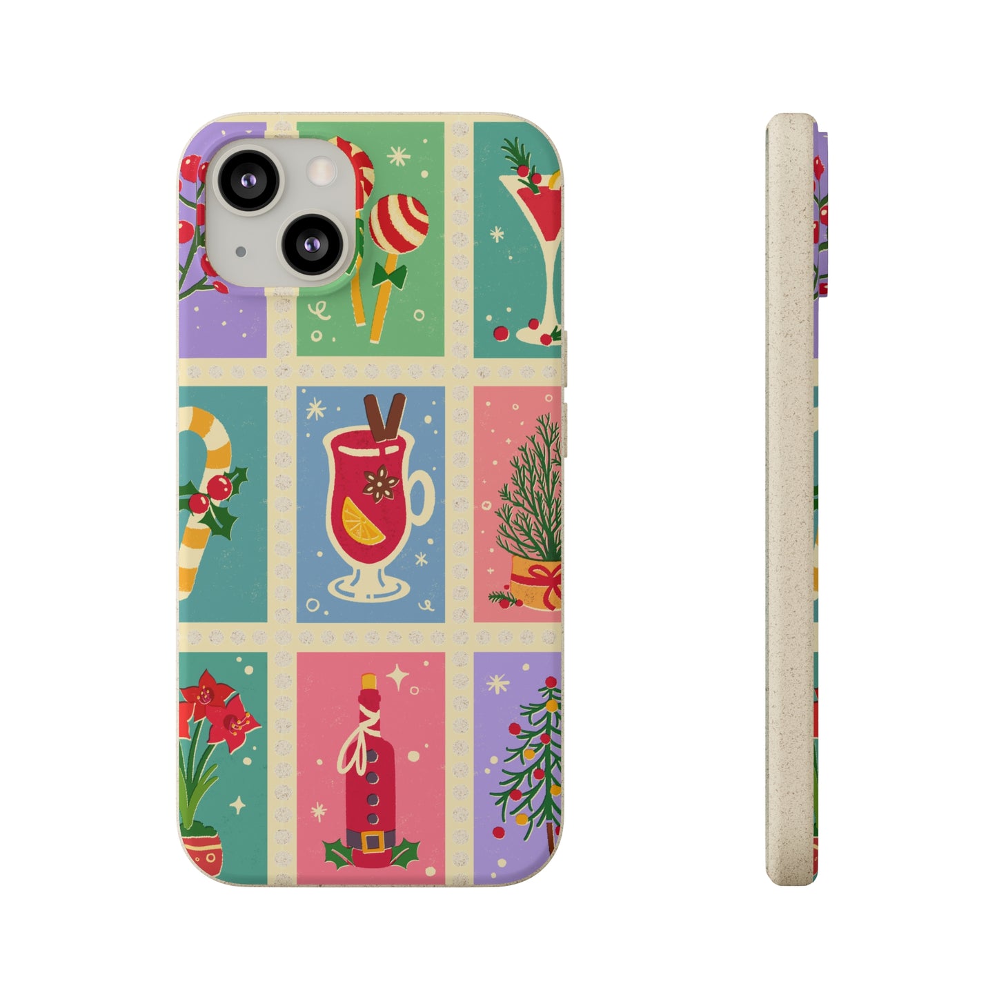 Holiday Charm- Biodegradable Cases