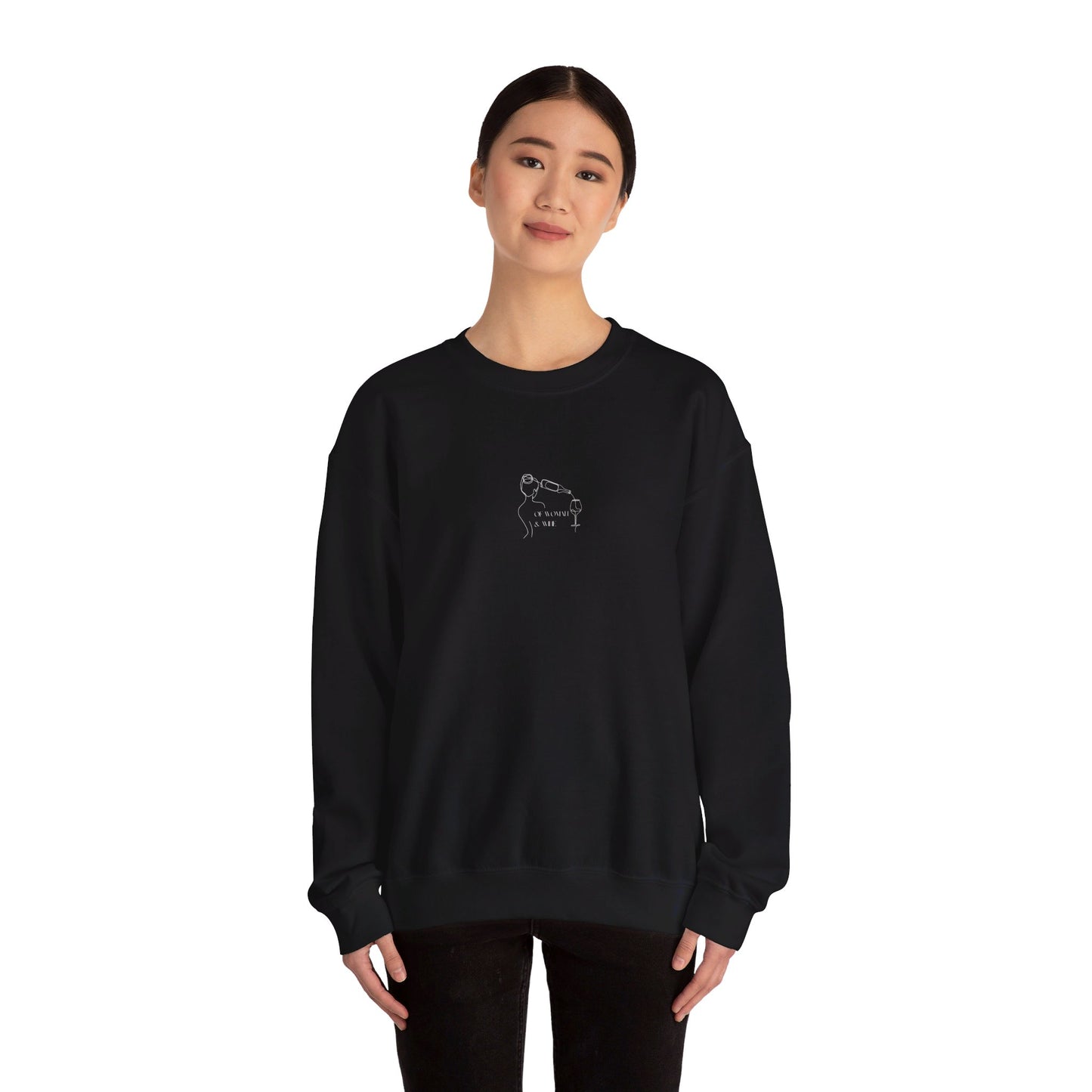 Cheeky Wino Vin de la Femme - Crewneck Sweatshirt