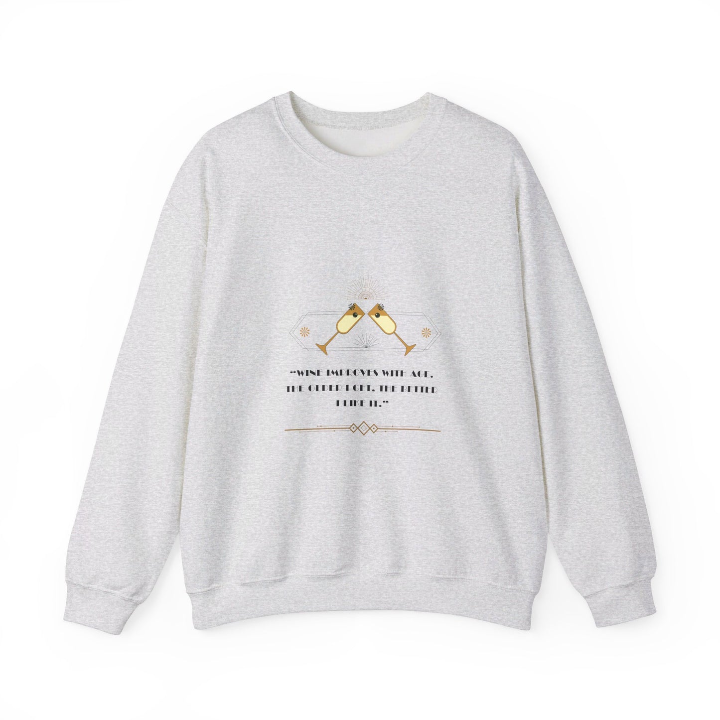 Improves with Age - Unisex Heavy Blend™ Crewneck Sweatshirt