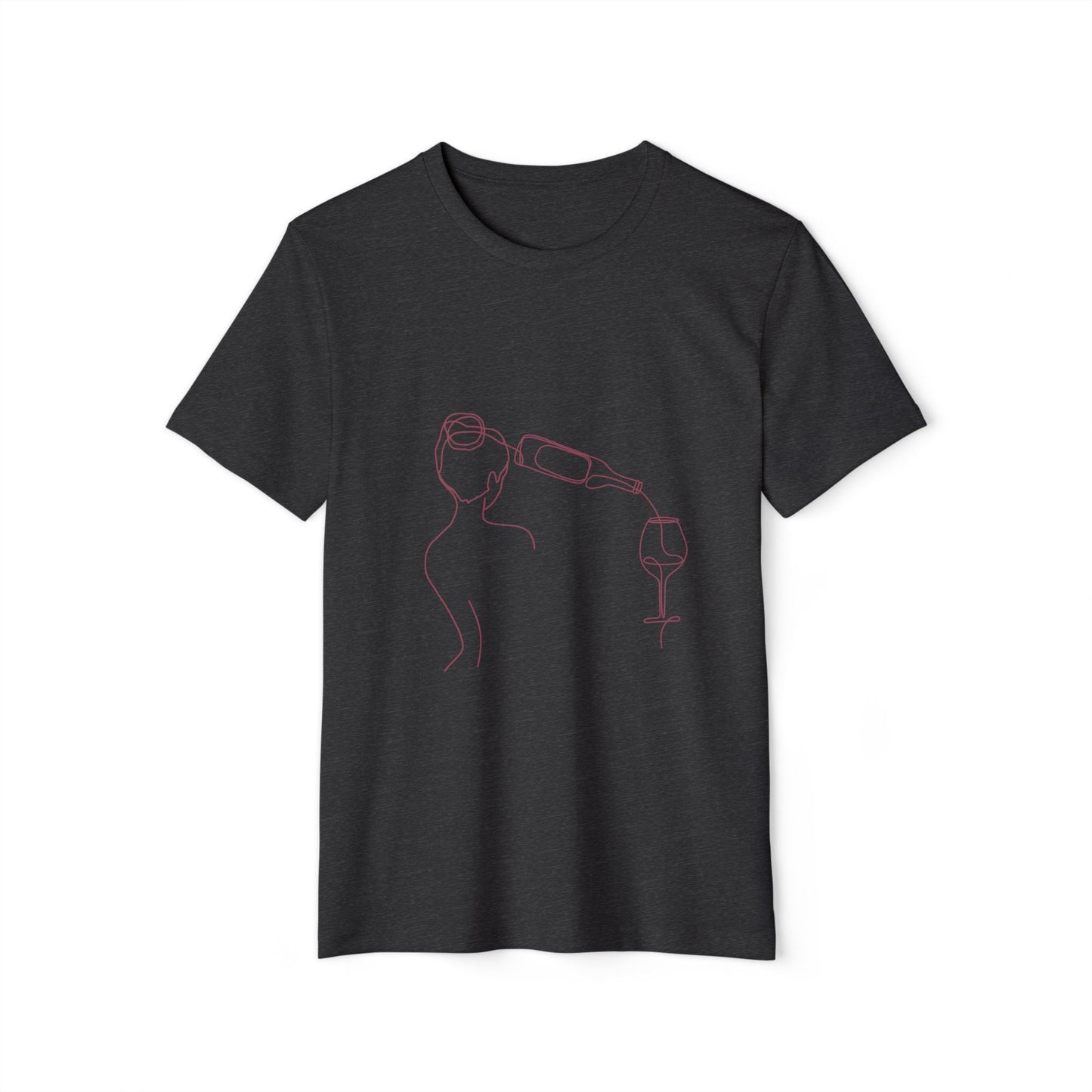 Of Woman and Wine - Unisex Recycled Organic T-Shirt