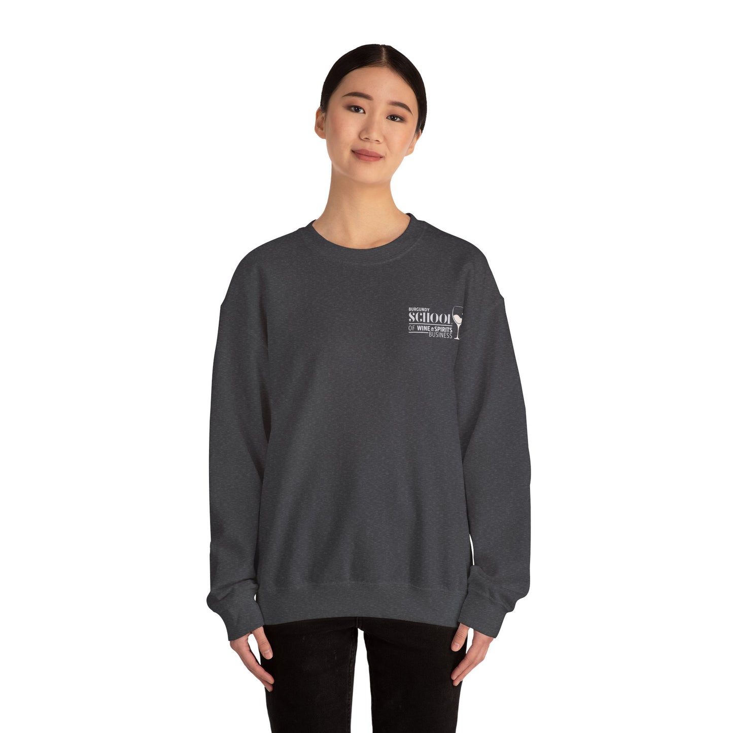 BSB Wine Around the World - Logo Unisex Heavy Blend™ Crewneck Sweatshirt