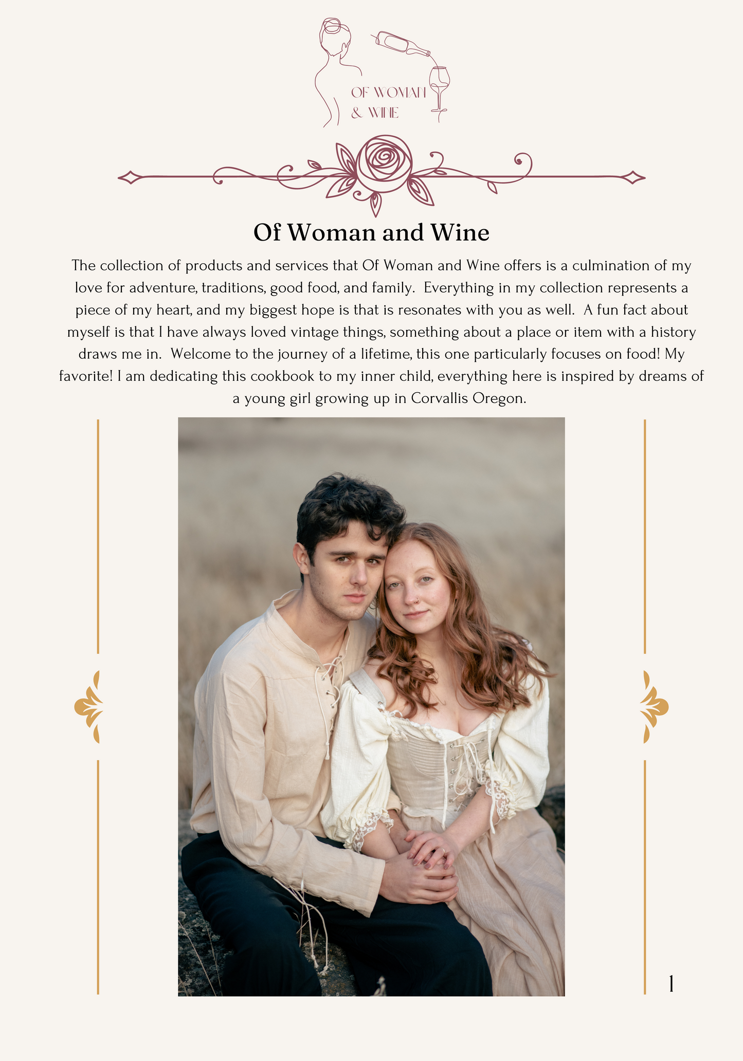 Of Woman and Wine Cookbook - Digital Version